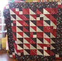 June 2017 Class June 5 or June 8 Quilting #3: Continue to enhance your quilting skills, challenging yourself in making the Square Fit Triangles