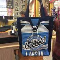 Bag Ladies Club Join Coleen on Saturday, March 18th (9-5) AND Sunday, March 19th (11:30-4:00) to make The Jersey Bag. Coleen designed this bag pattern so bring or buy a jersey and let the fun begin.