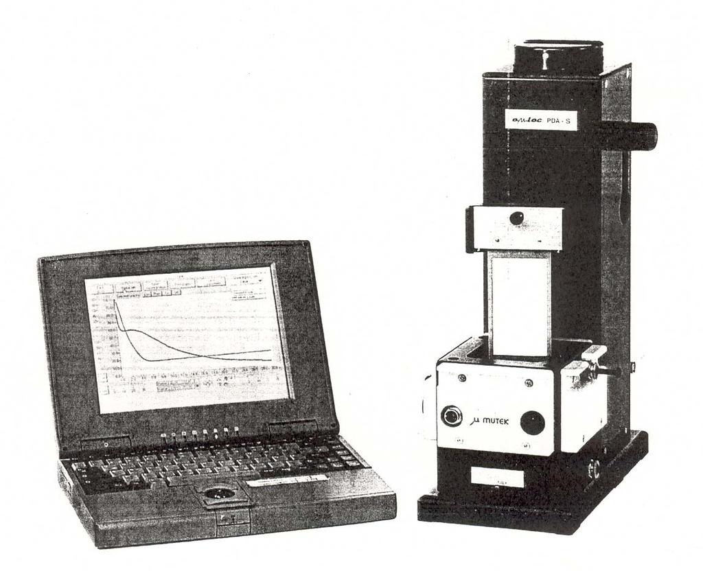 7. Illustration of Penetration Dynamic Analyzer (PDA) The Penetration-Dynamic Analyzer (PDA) from EMTEC Electronic is an analytical instrument designed for investigating the dynamics of the