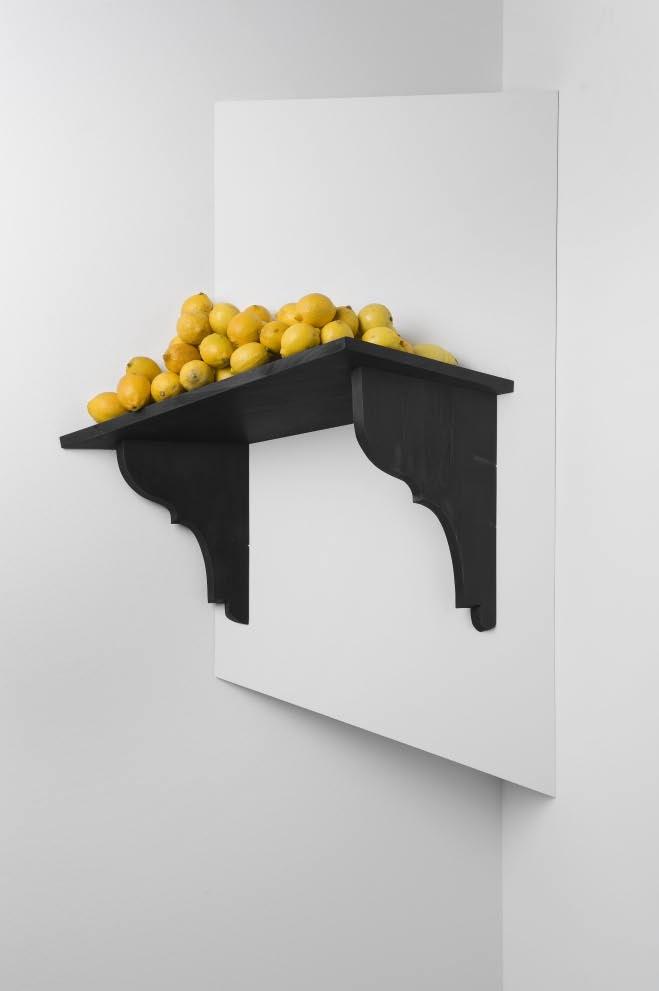 Senga, 2009 Wood, metal, lemons 126 x 80 x