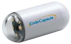 EndoCapsule, Olympus Developed in 2004 Camera surrounded