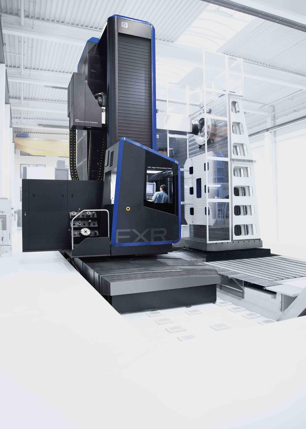 a highly efficient production model. HEAD MANUFACTURING AREA Design and production of milling-boring heads are fully integrated at the advanced head manufacturing center.