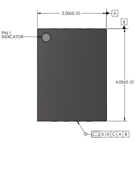 Package Dimensions Notes: 1. All dimensions are in millimeters. Angles are in degrees. 2. General tolerance is ±0.25. 3.