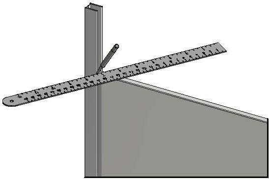 Check that the top of the two inline panels are level. This can be done by raising or lowering one of the panels. Ensure that you add or remove spacers equally to raise or lower the panel.