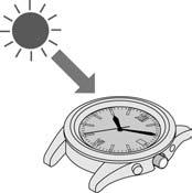 Solar power 13. Solar Power Function This watch uses a secondary battery to store electrical energy. When the watch is fully charged, it will maintain its accuracy for about 6 months.