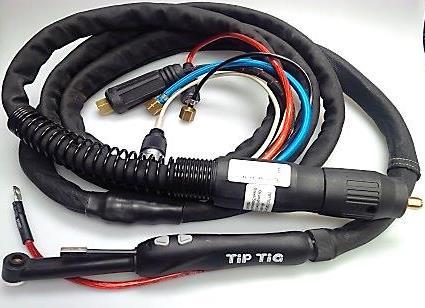 2 77700198 TIP TIG TORCH BLUE WATER HOSE WITH CONNECTION FITTING $20.00 ea.