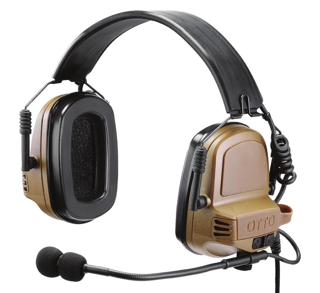 OTTO NoizeBarrier TM TAC Communications Headset The Clear Choice for Tactical Operators The OTTO NoizeBarrier TM TAC