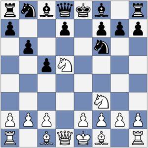 5) Nxd5 b6? The first mistake of the game, allowing White to get a solid advantage White should now play Bf4, aiming at Black s vulnerable c7 square. 6) Bg5.