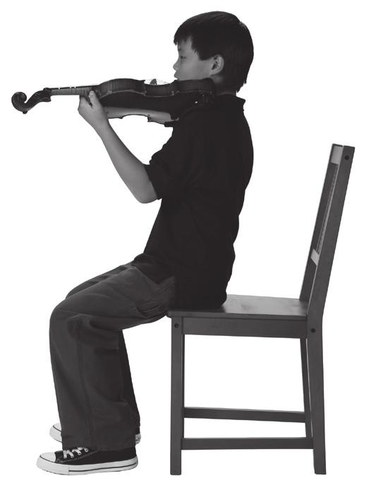 17 Review: Holding Your Violin Guitar Position Sit tall on the edge of your chair, feet apart, flat on the floor.