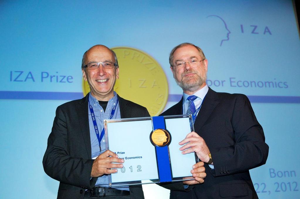 Richard Blundell receives IZA Prize in Labor Economics This year's IZA Prize in Labor Economics was awarded to Richard Blundell (University College London and IFS).