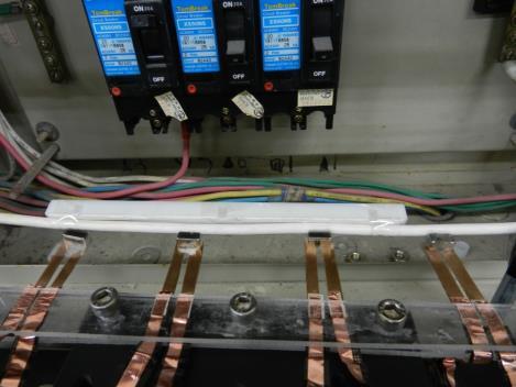 TESTING The sensor is tested by placing nearby a current-carrying wire of 8-Ampere from a breaker panel. Figure 5 shows the illustration and the photograph of the testing setup.
