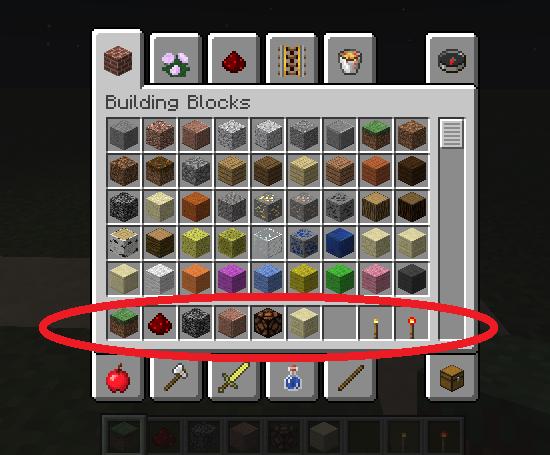 TIP 3 - USING BLOCKS Right click to put a block down.
