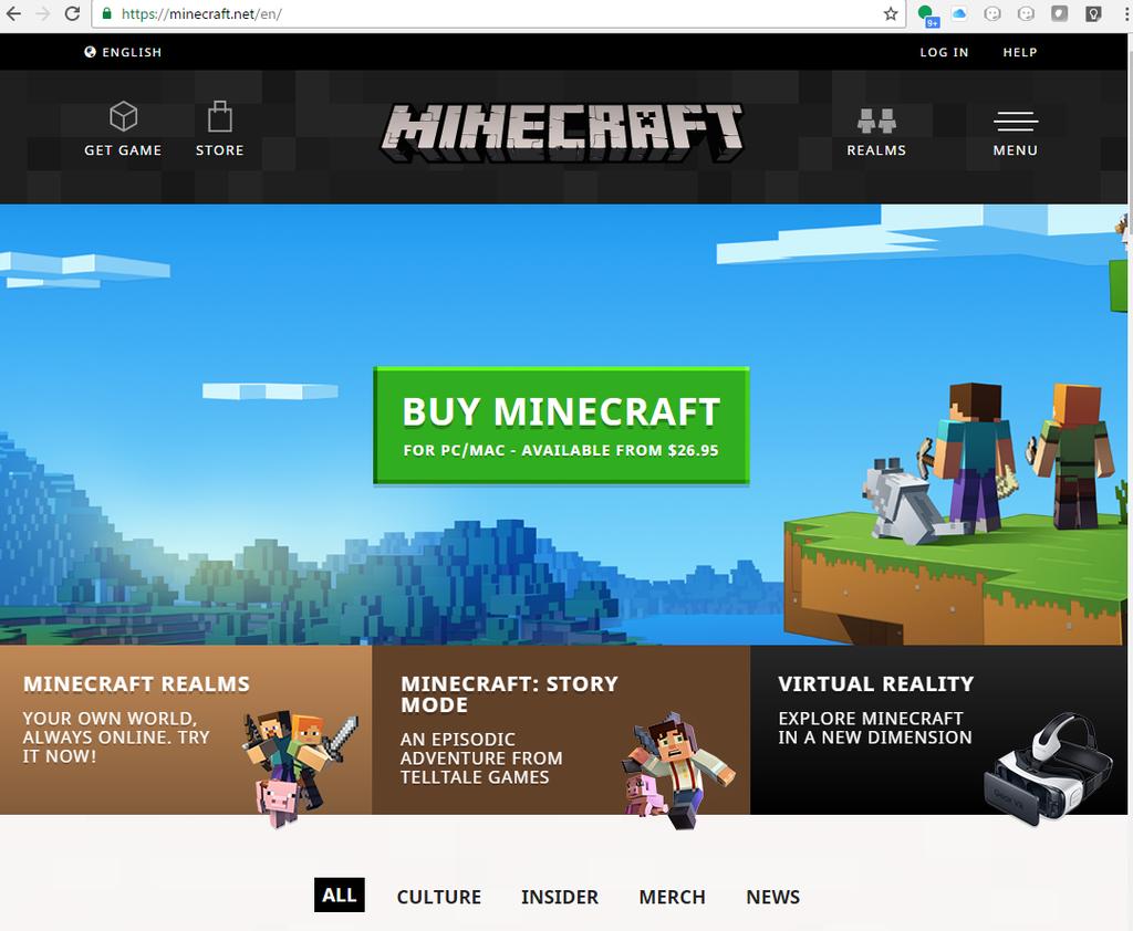 STEP 1 - BUY MINECRAFT If you already have it, do nothing. Go to http://www.minecraft.net Click the big green button to spend $27 USD or so for a perpetual license.