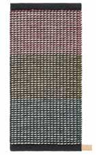 rug in pure wool WEFT MATERIAL: 100% wool WARP MATERIAL: 100% linen SIZE: Custom made sizes, width 70 600 cm upon request.