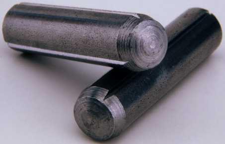 GROOVED PINS Grooved Pins are solid pins with three swaged grooves at 120 pitch along all or part of their length.