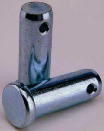 CLEVIS PINS We stock Clevis Pins to ISO 2341 Form B, which has a cross drilled hole intended for use with a cotter pin or retaining pin. Other standards (see below) can be made to order.