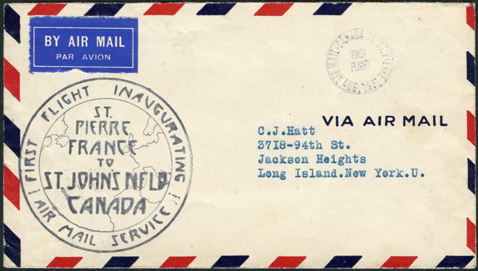 Cat. $390 $190 (±US$152) Martime & Newfoundland airways on special cover
