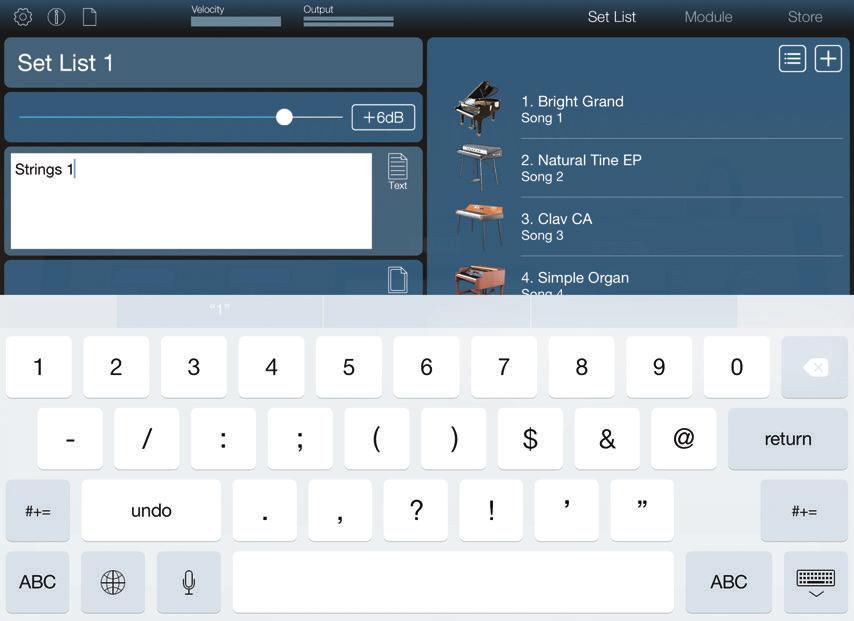 3. Use the on-screen keyboard that appears to enter