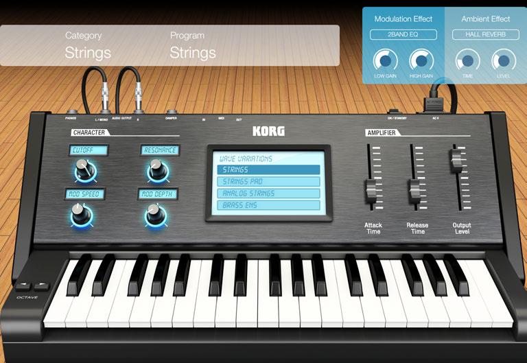 Multi The multi module lets you produce a wide range of sounds including strings, brass, and synth.