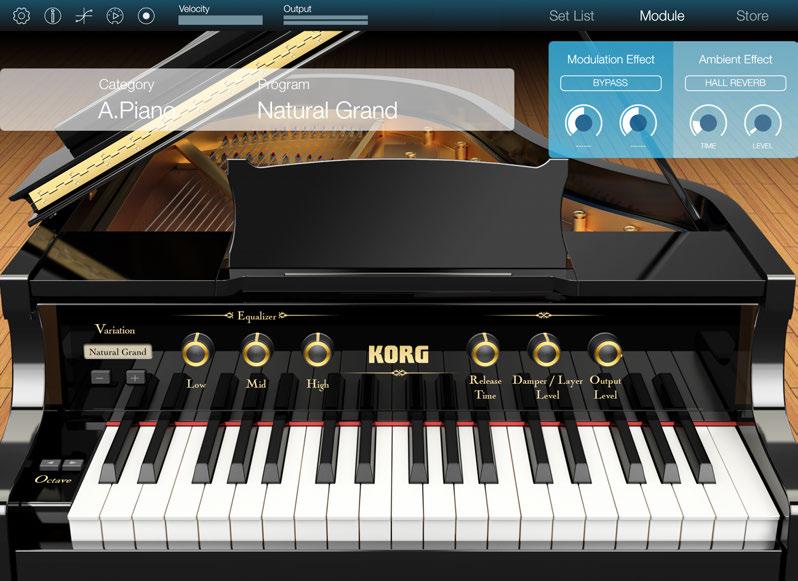 Getting Ready 1. First, connect a MIDI keyboard or other controller to your ipad. 2.