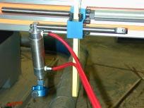 At this point it may be necessary to pivot the TigerRip Fence in order to achieve the right angle to create a viable link. 7 Install the Pneumatic Cylinder assembly.
