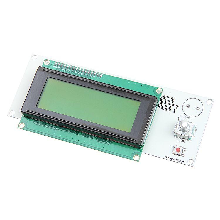 23. Mount the LCD panel Shenzhen GETECH CO.,LTD Part name Part ID Required number pic LCD 2004 No.64 1 Knob No.65 1 Spacer No.50 4 M3 x 12mm screw No.22 4 Step 1.