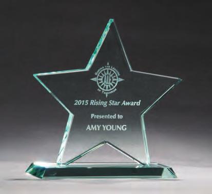 75 INCH THICK JADE GLASS Premium Series Jade Glass Award Jade Glass Award with 12 Individual Aluminum