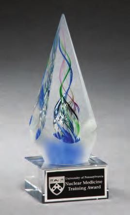 50 LASER ENGRAVABLE ALUMINUM PLATE Arrow-Shaped Art Glass Award with Frosted Glass