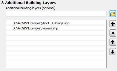 SECTION 2 - Using the Street Canyon Tool Figure 4 The Additional Building Layers section 2.3.7.