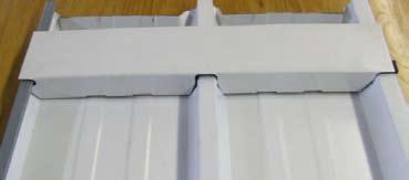 This bracket creates a base to fit various kinds of supporting structures on top of the roofing system without