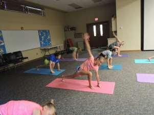 Not only was Teen Yoga offered during the Summer
