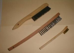 Utility/Pot Scrubing Brushes, Deck Brushes, Floor Sweeps 4208 8" Palmyra Utility Brush Short Plastic Handle