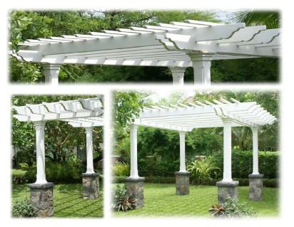 3. Assembling Optional Purlin Kits Optional purlins provide additional shade and enhance the design, and are