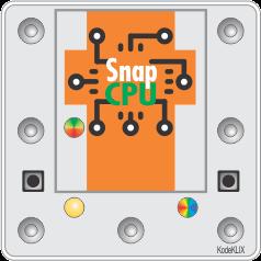 Completed Project 4.8 Directional Motor Control via the SnapCPU Assemble the snap components as shown in circuit 4.