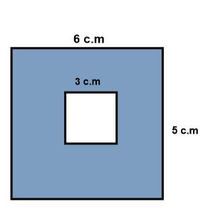 1) Which is greater the area of a square with side length 5 cm or a rectangle with dimensions 4 cm and 6 cm.