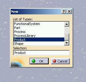 Do It Yourself 1 Create a new CATProduct 2 Insert the components 1. Select the File > New and choose Product in the dialog box (You can also do Ctrl+N ).
