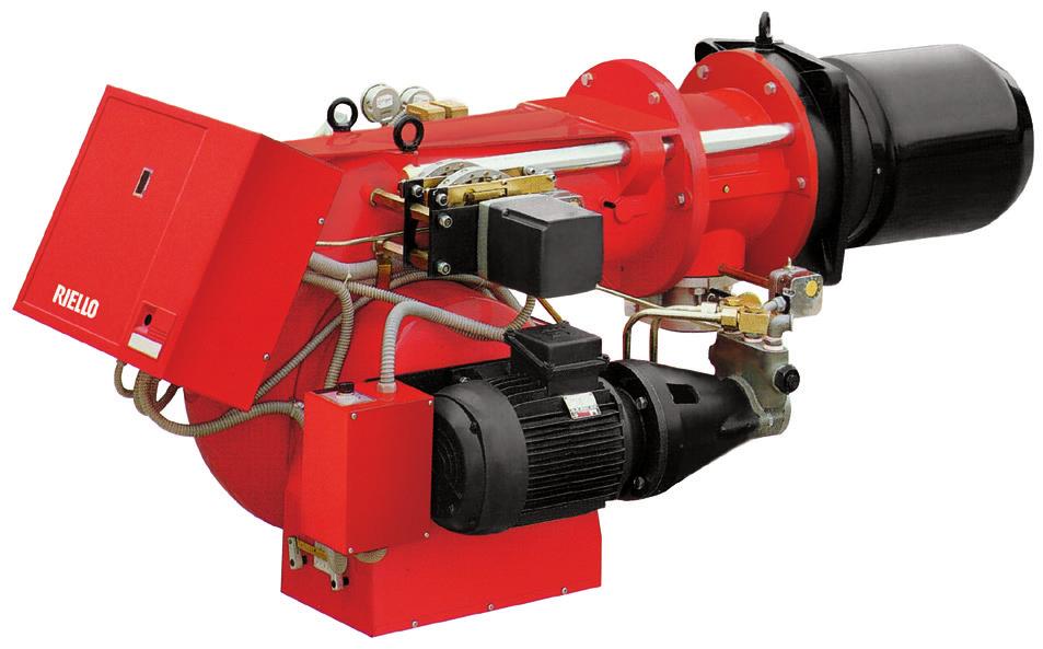 The GI/EMME 1400-4500 series of burners covers a firing range from 820 to 4650 kw.