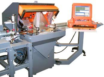 Machining line 11 Cutting unit The cutting unit is equipped with a motor-driven single-head cutting machine whose heavy structure in electrically welded frame ensures a great stability during the