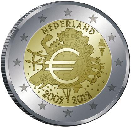 THE NETHERLANDS Legends: NEDERLAND/2002-2012 Mintmark: The Mint Master mark and the mintmark appear