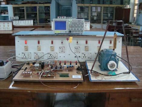This complete system is developed and tested in power electronics laboratory. Speed control of motor is acquired with the accuracy of ±10 rpm.