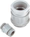 Conical cable gland PLIO -PEC PLIO-PEC Colour: grey (RAL 7035) Protection rating: IP 54 Specifications : DIN 46320 EN 50 262 O-ring: PVC Applications: Compact cable gland.