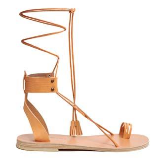 Theano Sandal This Theano pair has been handcrafted from supple leather and finished with wraparound