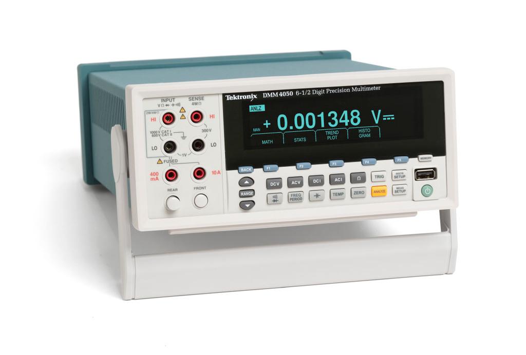 Digital Multimeters Tektronix DMM4050 and DMM4040 Data Sheet Available Functions and Features Volts, Ohms, and Amps Measurements Diode and Continuity Testing Frequency and Period Measurements