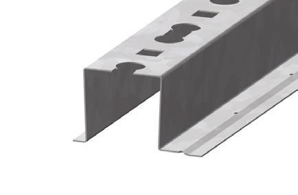 TNF 446 TNF 446 for 50mm panels. Single flange profile for linings and facings.