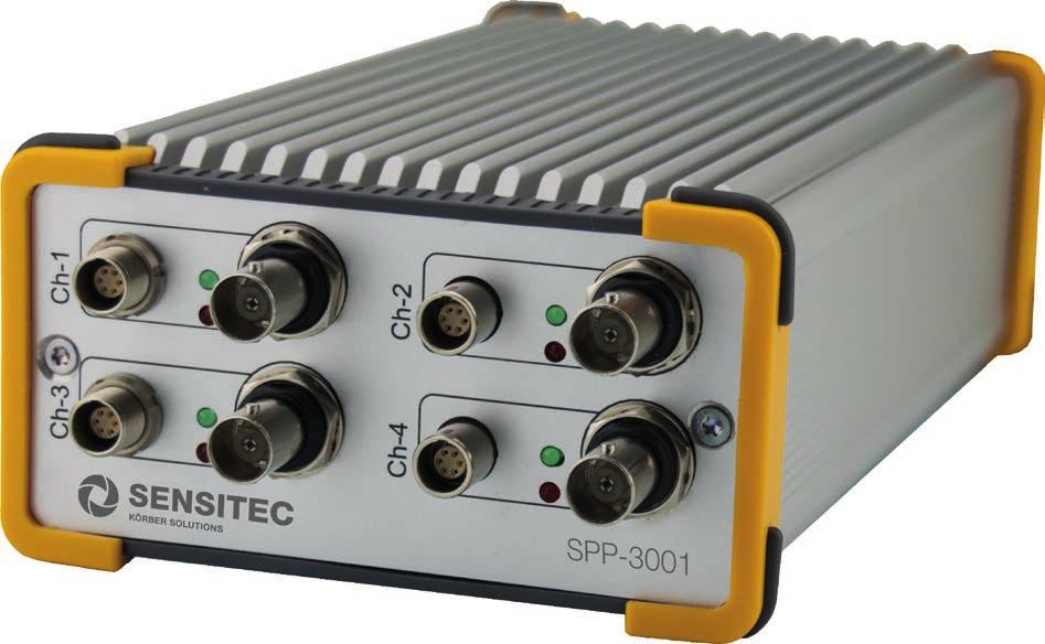 Multi Channel Box. Up to 32 Measuring Channels. Sensitec offers a completely new evaluation unit for the valve train measurement system (VTM-System).