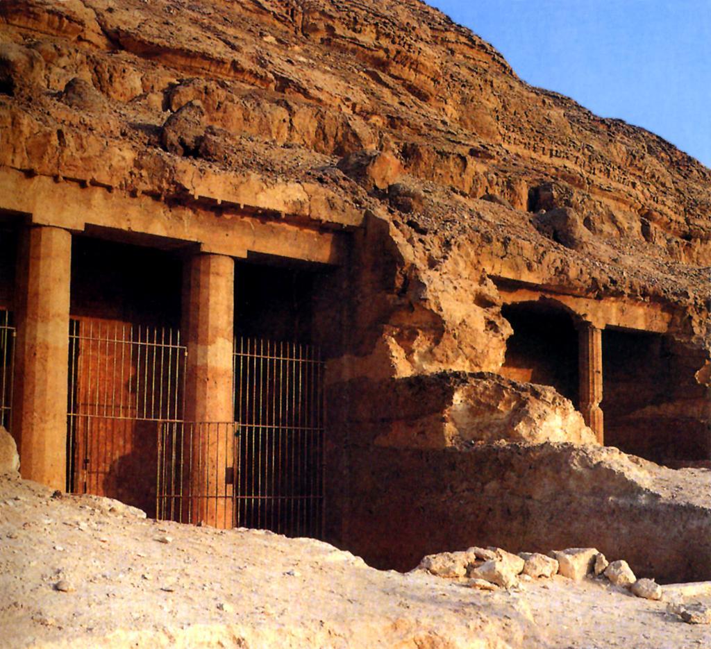 Rock cut Tombs BH 3-5 Beni Hasan,