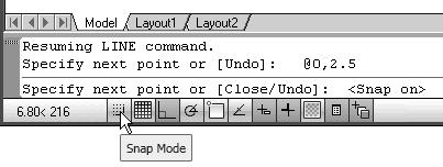 1-20 AutoCAD LT 2012 Tutorial 6. Press the [Esc] key to exit the Pan-Realtime command.
