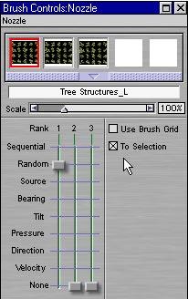 1) Load the Structures brush library onto the Brushes palette, then