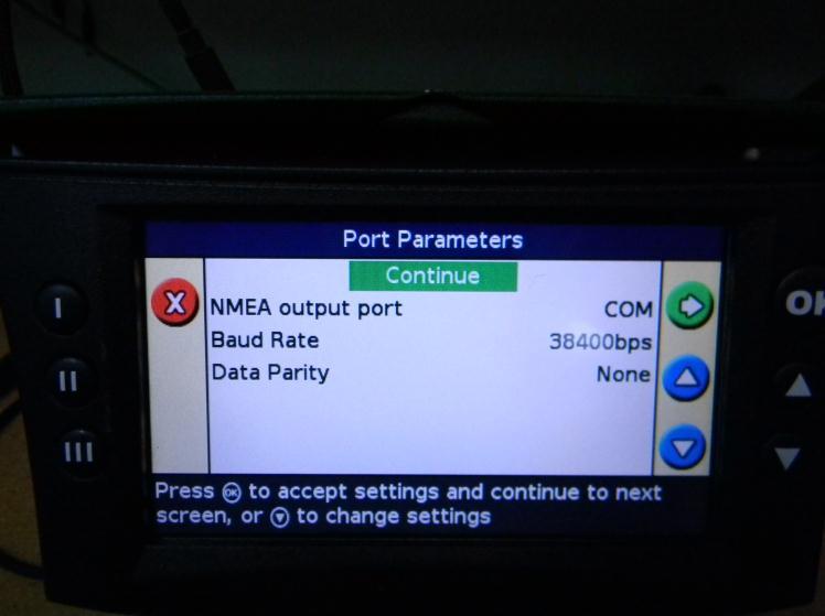 Section 3: Operation Configure Port settings o NMEA Output port COM o