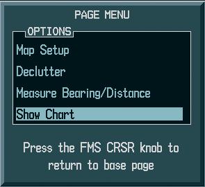 ADDITIONAL FEATURES FLITECHARTS TERMINAL PROCEDURES CHARTS Selecting Terminal Procedures Charts: While viewing the Navigation Map Page, Nearest Airport Page, or Flight Plan Page, select the SHW CHRT